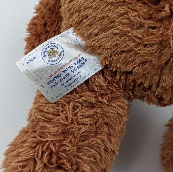 Build A Bear Disney's High School Musical BAB Brown Bear Red Nose Red Feet - Picture 10 of 14